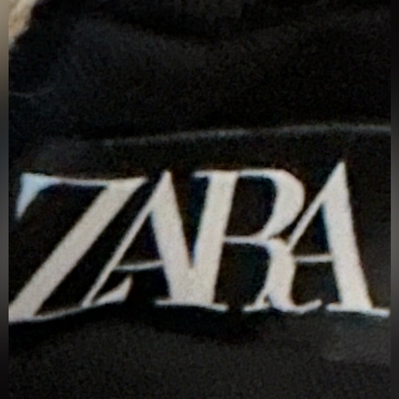 ZARA Women’s Black Oversize Hooded Jacket Size M - Picture 5 of 7